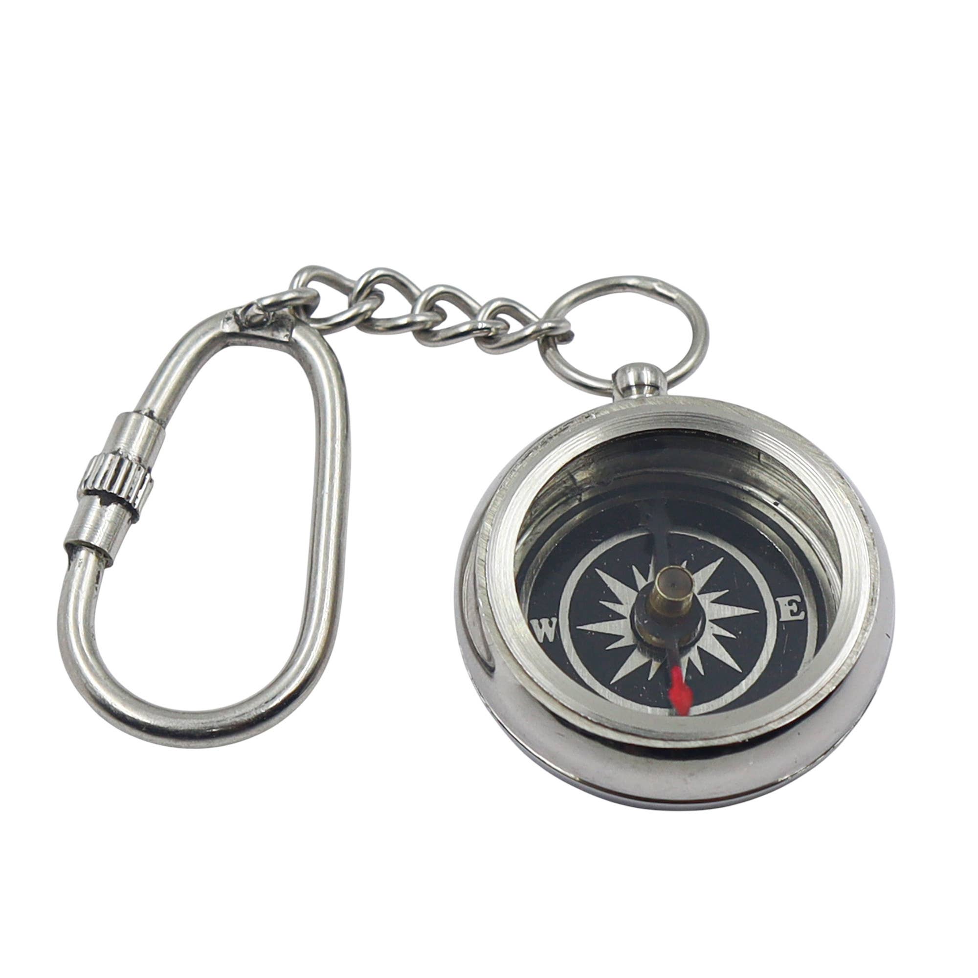 Dollond & Co. - Wholesale Keychain - Unisex - Personalised Bronze & Chrome & Brass Compass Keyring8
