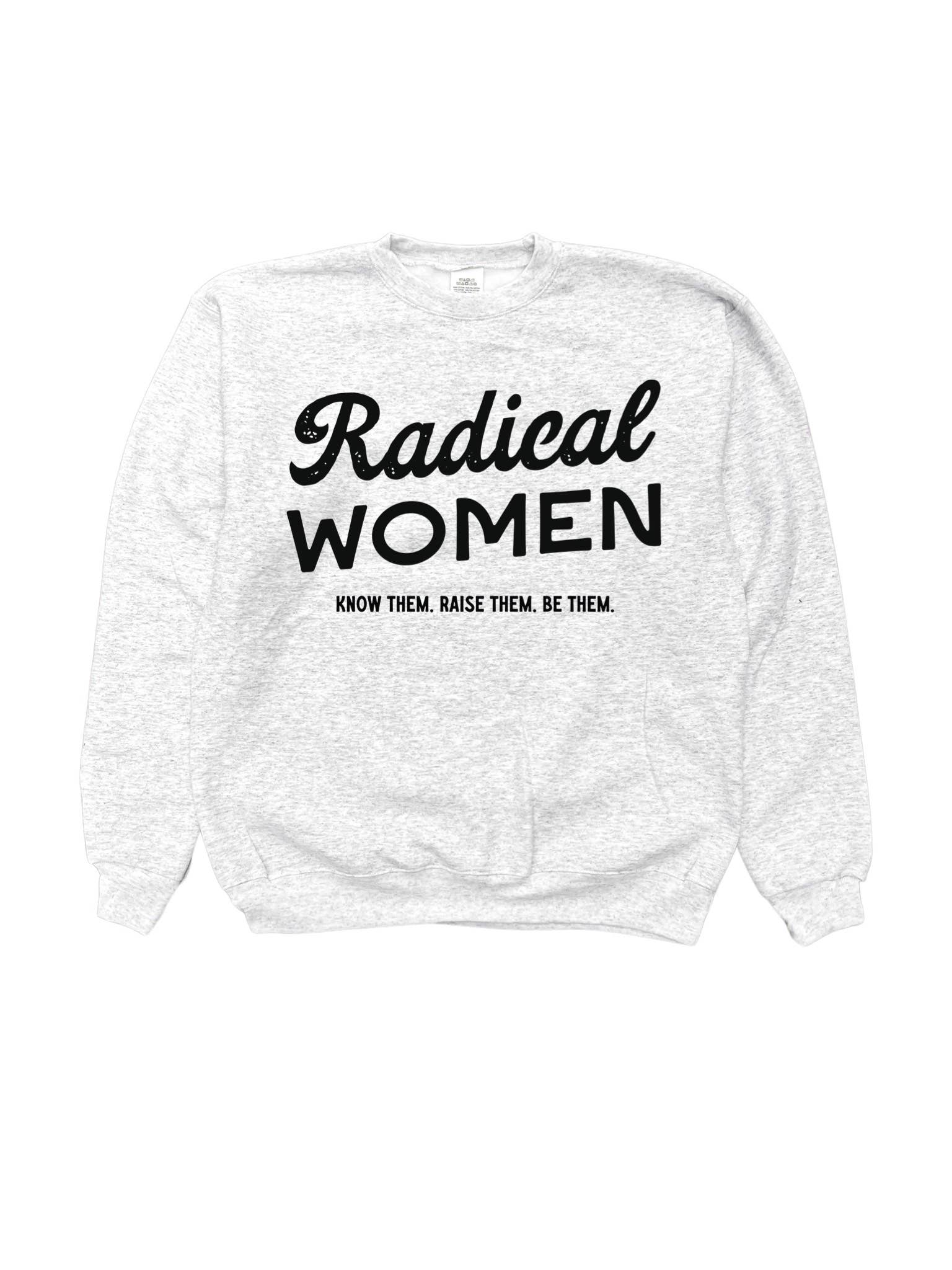 WE THE BABES - Vente Sweat-shirt à imprimés – femme - Sweat-shirt graphique féministe radical pour femmes - Ash1