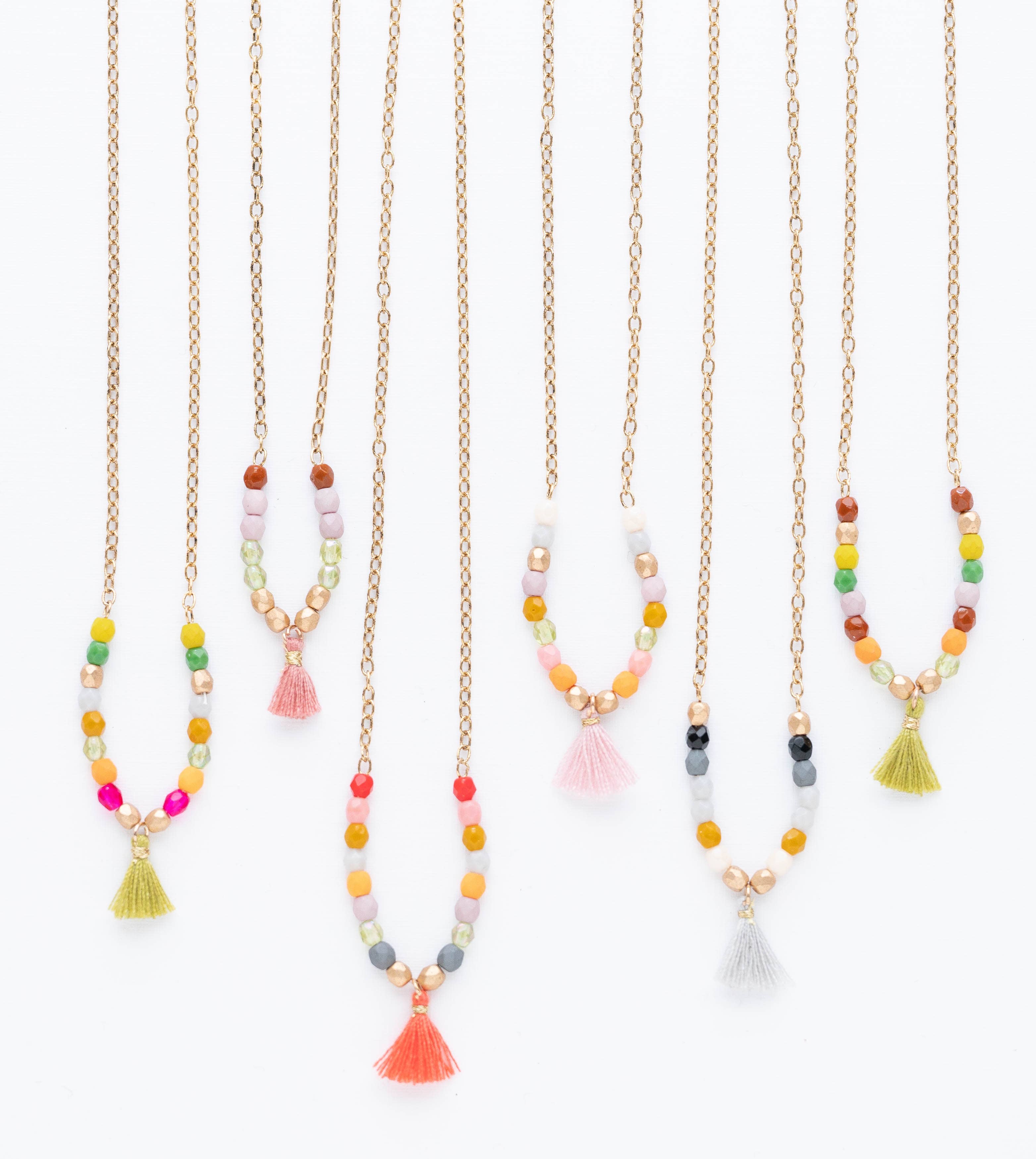 Nest Pretty Things - Wholesale Beaded/Pearl Necklace - Dainty Tassel Necklace3