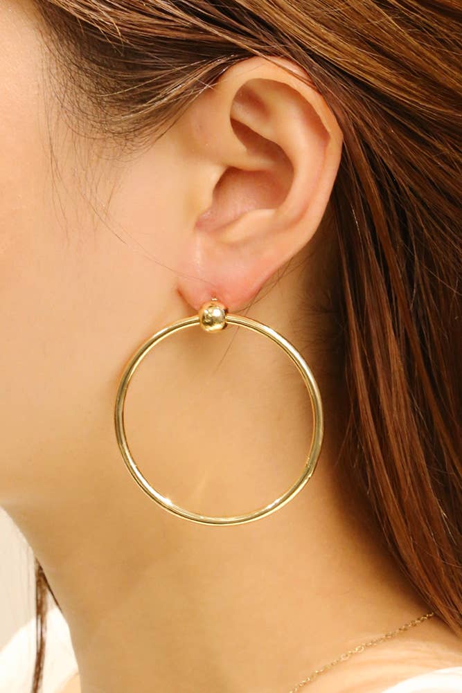 Hana - Wholesale Dangle Earrings - 14K Faye Knocker Post Earrings2