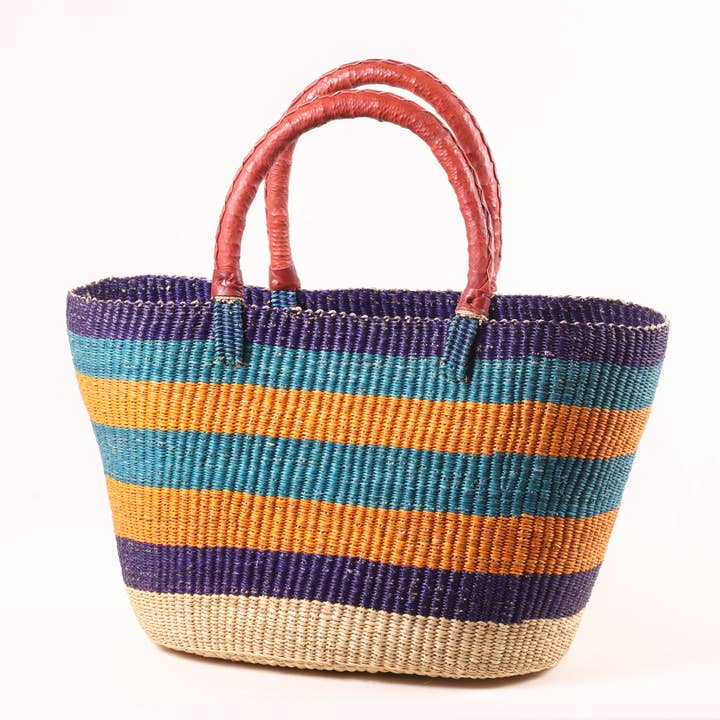 AMA Fashion - Wholesale Beach Bag - Bolga Basket Oval 04