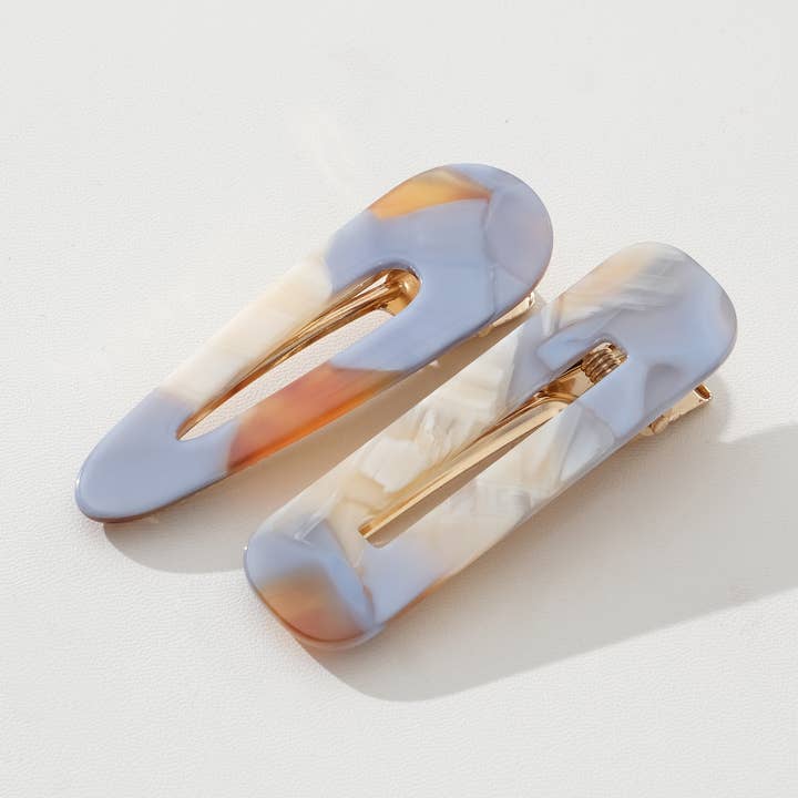 Assorted Gemma Western | Printed Barrette Hair Clip (Set of 2) for wholesale on Faire4