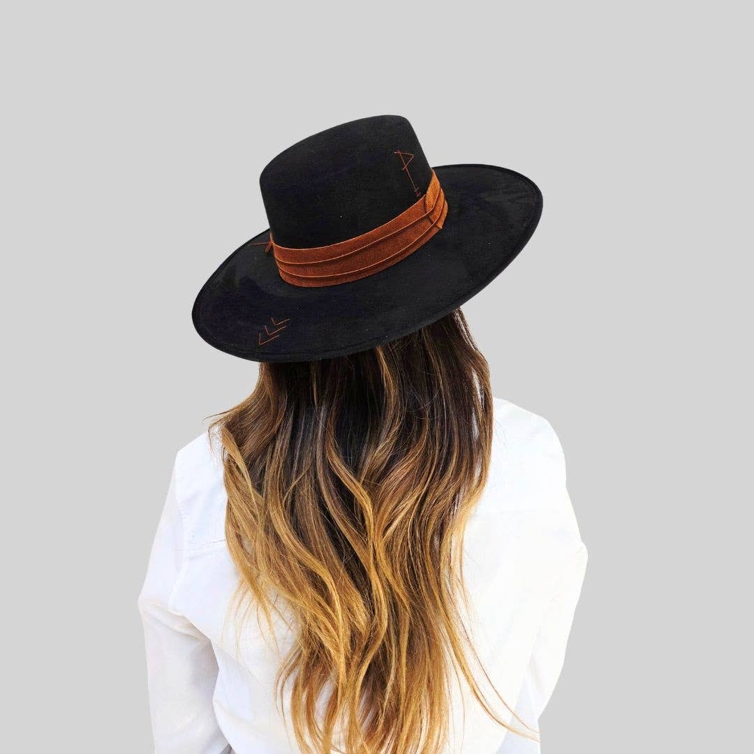 PETRA SAVAGE - Wholesale Fedora - Women's - Tasha Boater Crown Hat- Beige4