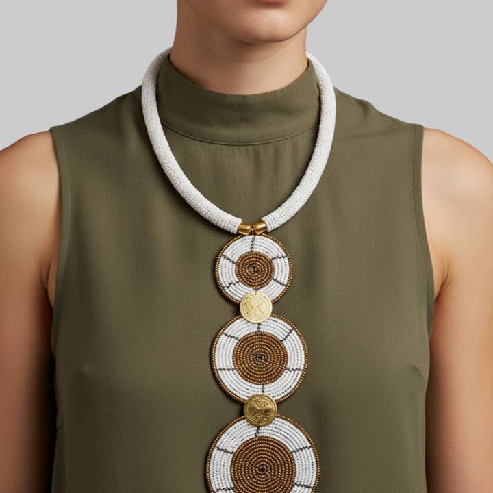 KENDI AMANI - Wholesale Beaded/Pearl Necklace - Mukiri Beaded Necklace5