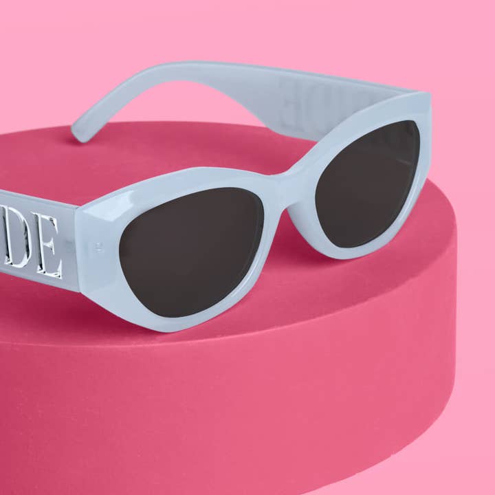 xo, Fetti - Wholesale Sunglasses - Women's - Something Blue Sunnies - bride embossed sunglasses, bride gift, bachelorette party6