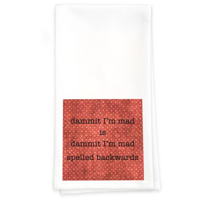 Dammit - Towel for wholesale by Paisley & Parsley