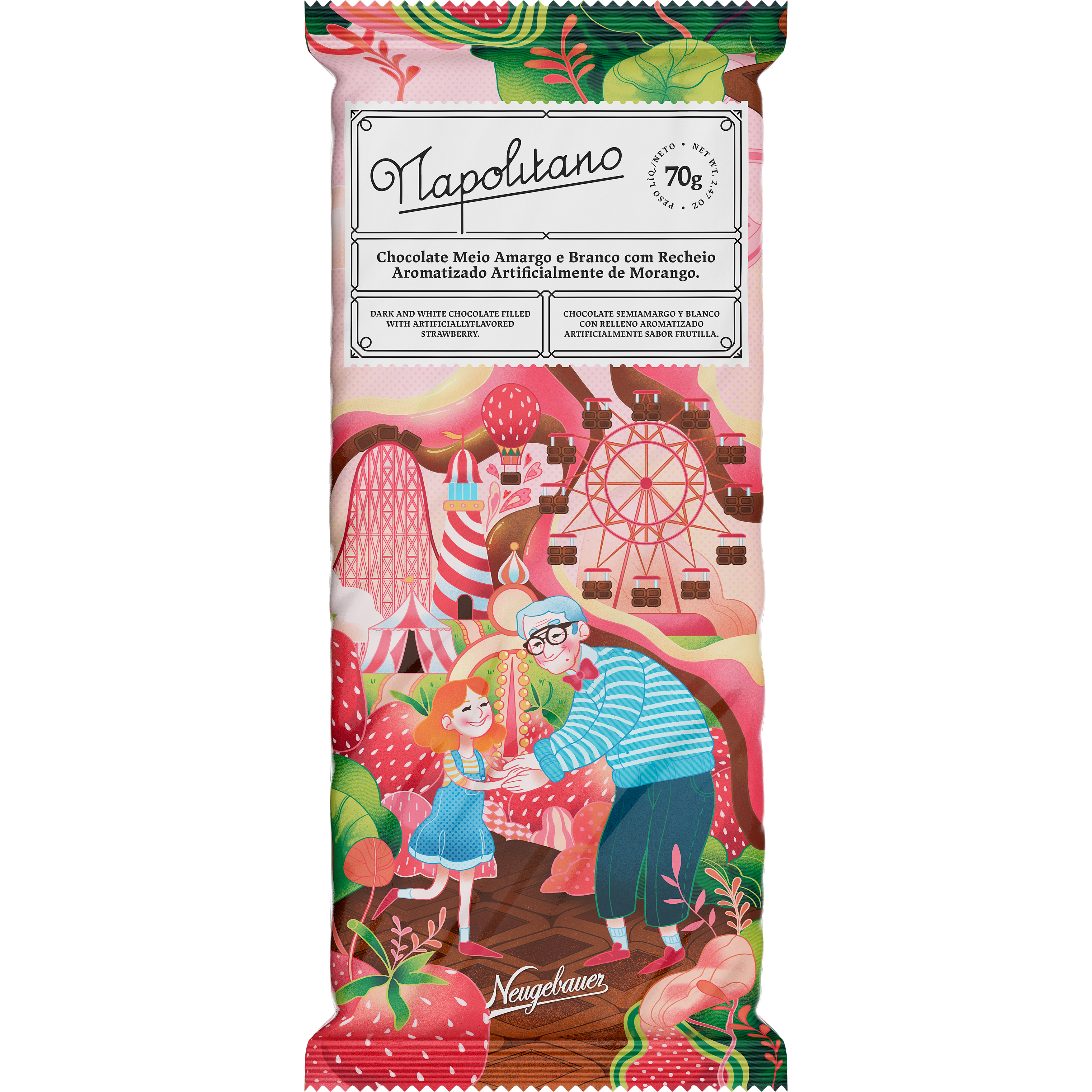 Neugebauer Chocolates - Venta al por mayor Chocolate - Bar Napolitano 704