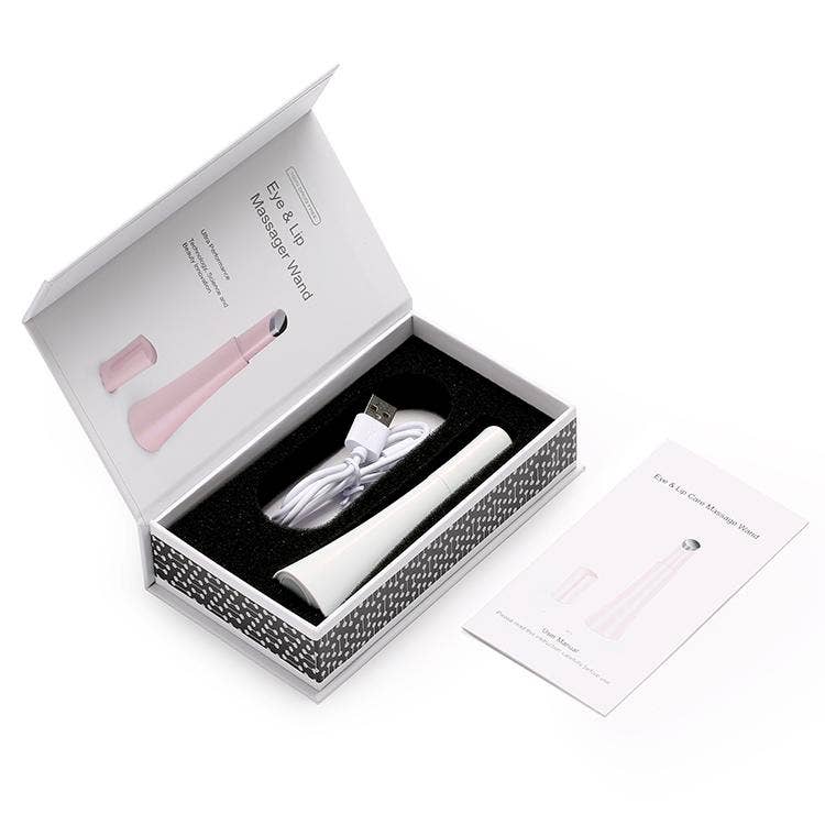 ZAQ Skin + Body Care - Venta al por mayor Aparatos de estética - OJOS Y LABIOS VIBRACIÓN SÓNICA TERAPIA DE CALOR VARITA MASAJEADOR1