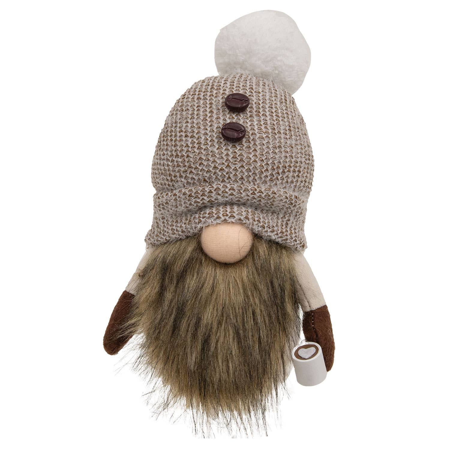 Bright Ideas - Wholesale Christmas Decoration - Standing Coffee Bean Gnome with Cup0