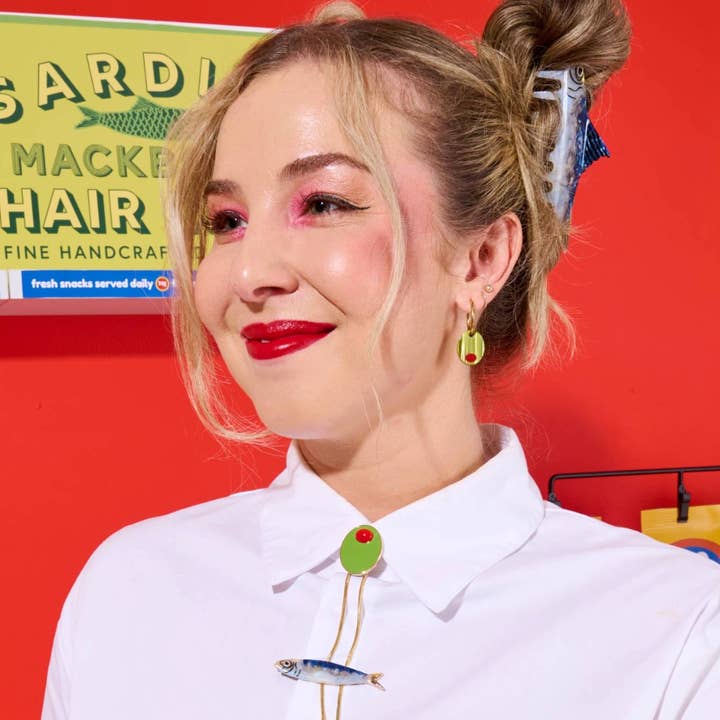 MackBecks - Wholesale Dangle Earrings - Olive Earrings2