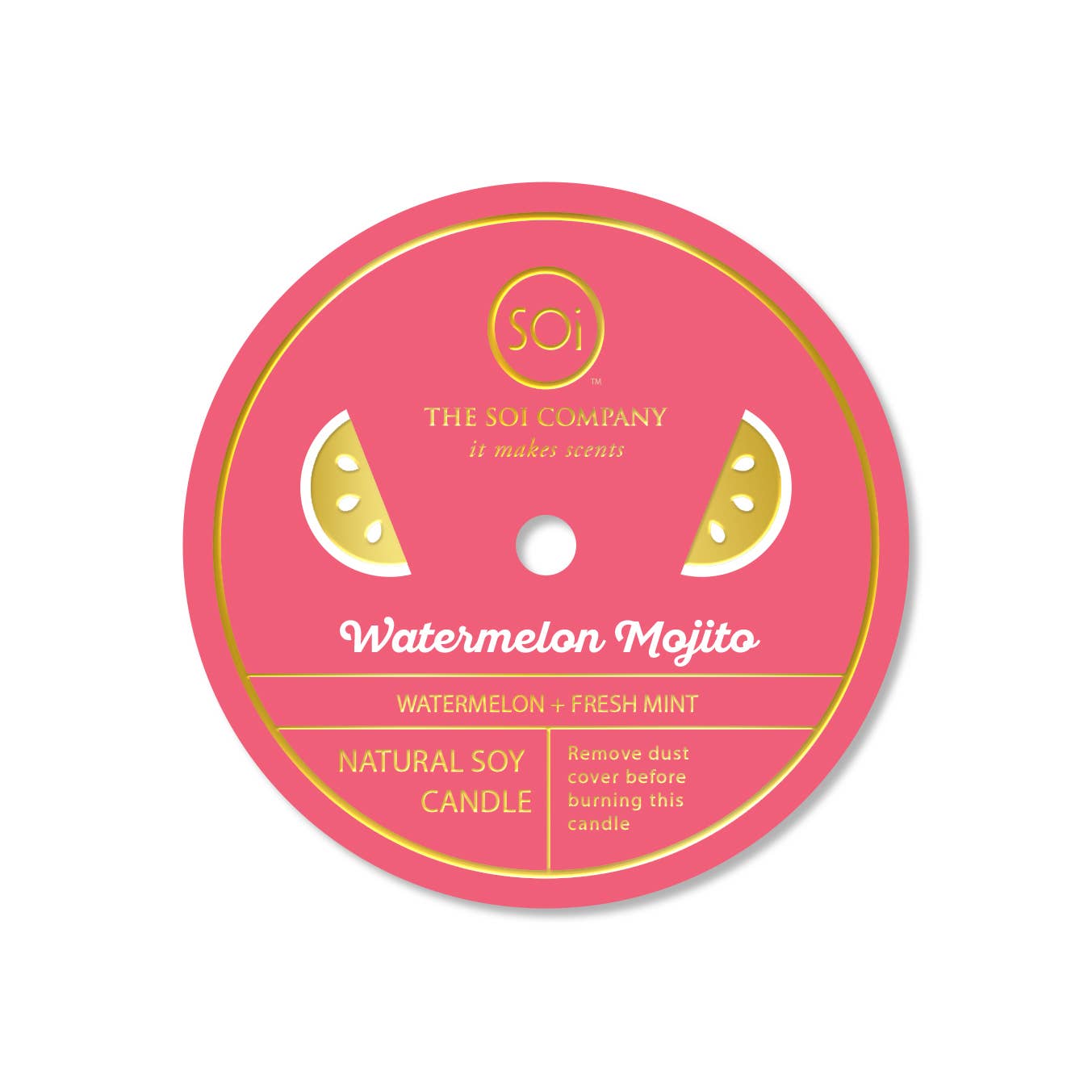 The SOi Company – Vela em jarro/copo por atacado – Vela Ícone Confetti Mojito de Melancia 12oz1