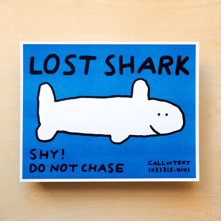Art Print - Lost Shark for wholesale by oitama