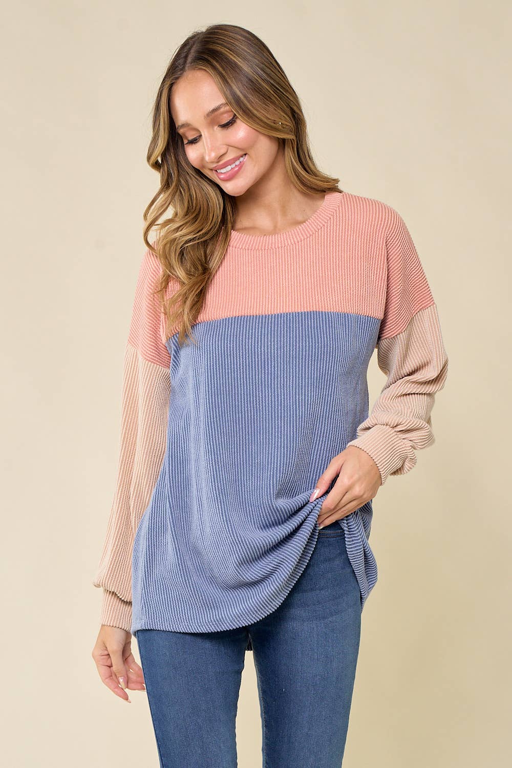lovely melody – wholesale Sweatshirt - Dam – LMT3379-S-Time to Love Sweatshirt58