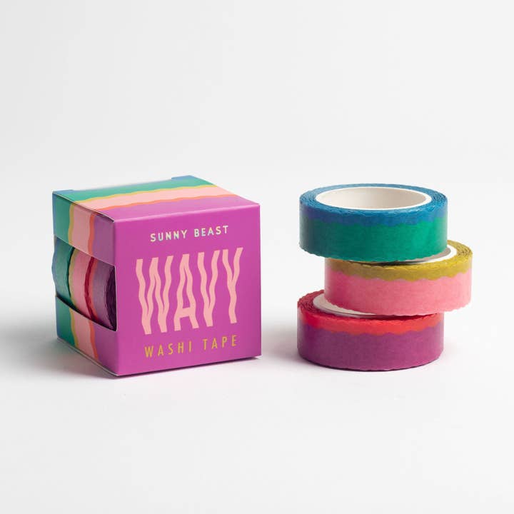 Sunny Beast - Wholesale Washi Tape - Wavy Washi Tape