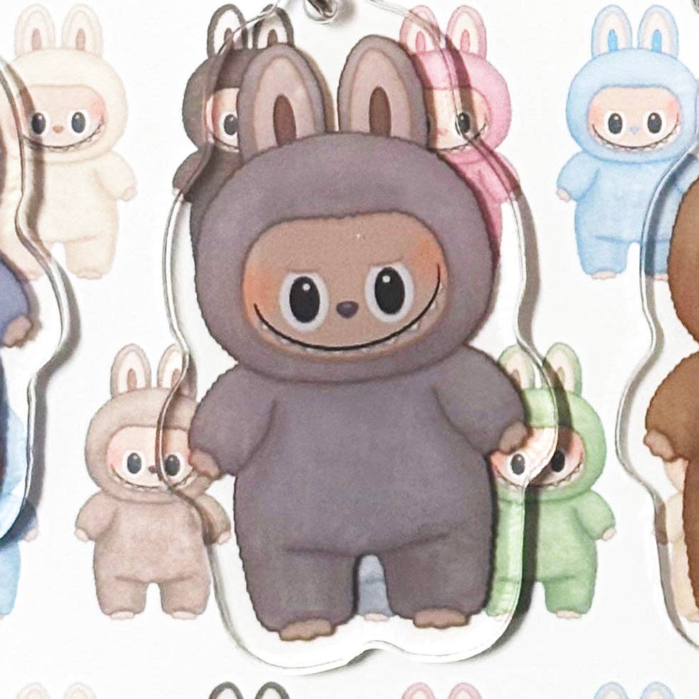 Parasol Paper - Wholesale Keychain - Women's - Labubu Exciting Macaron Series Mini Acrylic Charms8