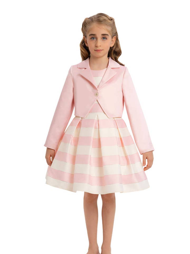 Conjunto de Chicas con Chaqueta en Polvo 8-12 Años 34363pr para venta al por mayor de Pamina Kids