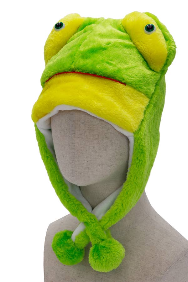 Cap Zone - Wholesale Costume - Women's - Animal Plush Teddy Fur Hat with Short Ear Flaps3