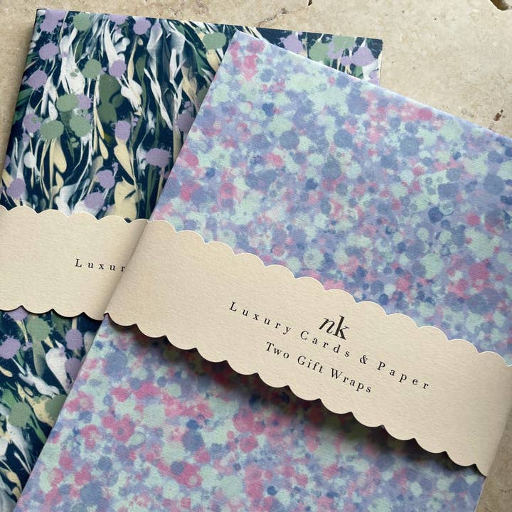 Lilla Blossom Indpakning Papir - Gaveindpakning, Papir for engroshandel hos NK Luxury Cards & Paper