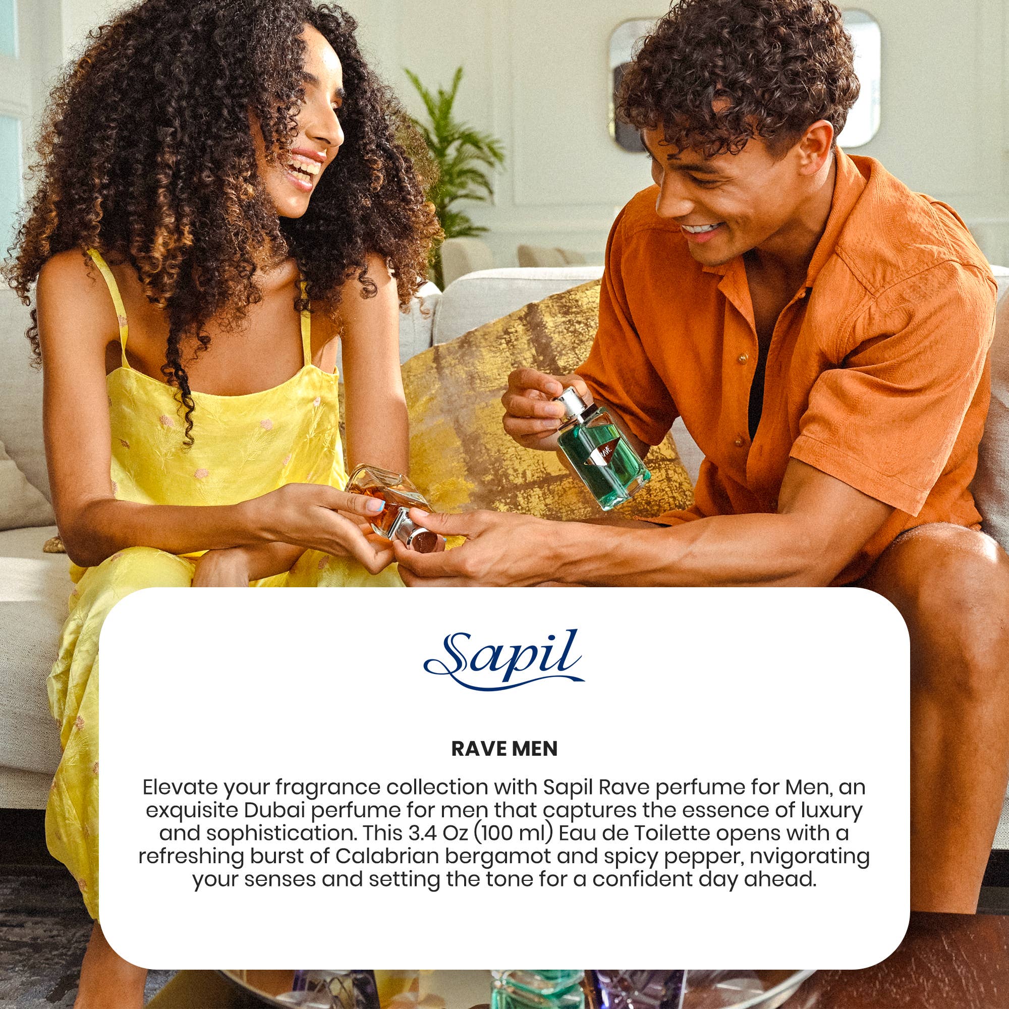 SWISS ARABIAN - Vendita all'ingrosso Profumi/Eau de toilette - Sapil Rave Eau de Toilette Profumo di Lusso per Uomo 100ml5