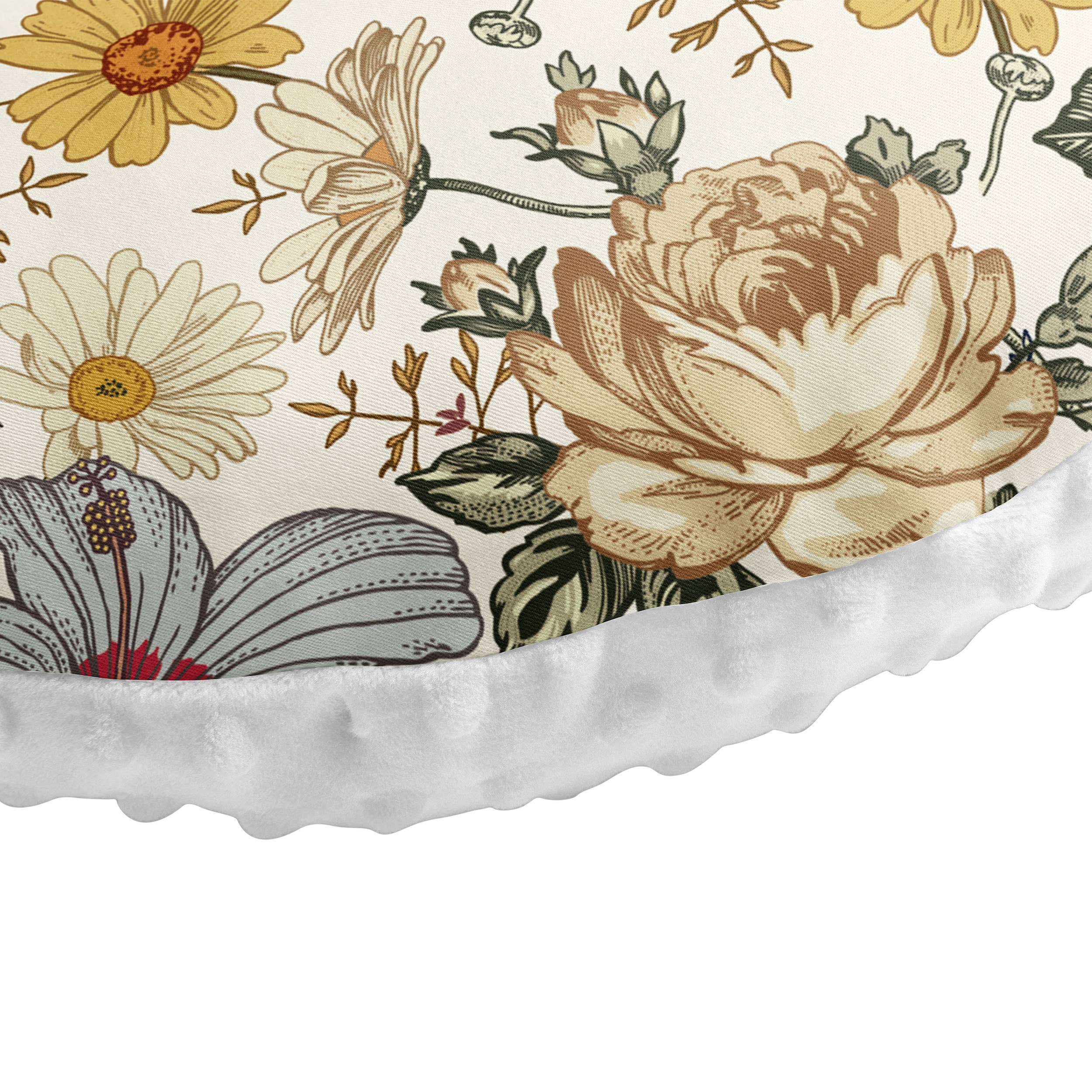 JLIKA - Wholesale Kussensloop voor borstvoedingskussen - Zwangerschap - Nursingkussenhoes 100% katoen met vintage bloemenprint3