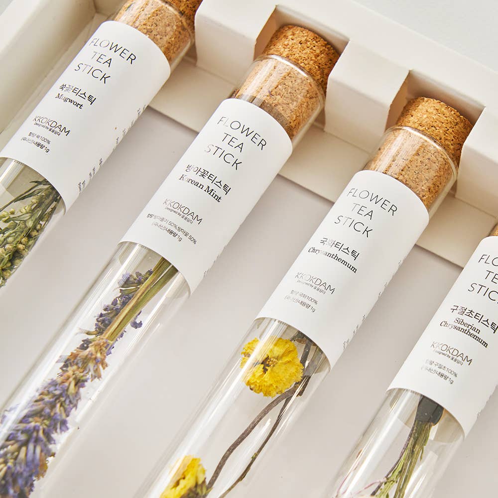 KKOKDAM Premium Flower Tea - Vendita all'ingrosso Tè sfusi - Set regalo di bastoncini di tè ai fiori combinati (1 set = 5 bastoncini)9