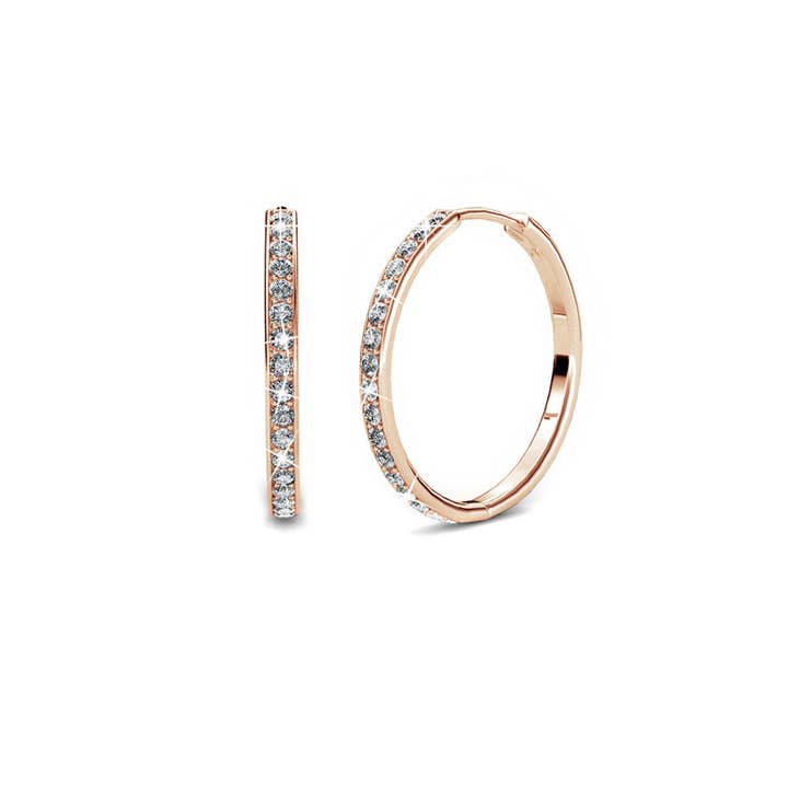 CARALI / MYC Paris - Vendita all'ingrosso Parure di gioielli - Chic Circle Twin Set - Oro rosa e cristallo