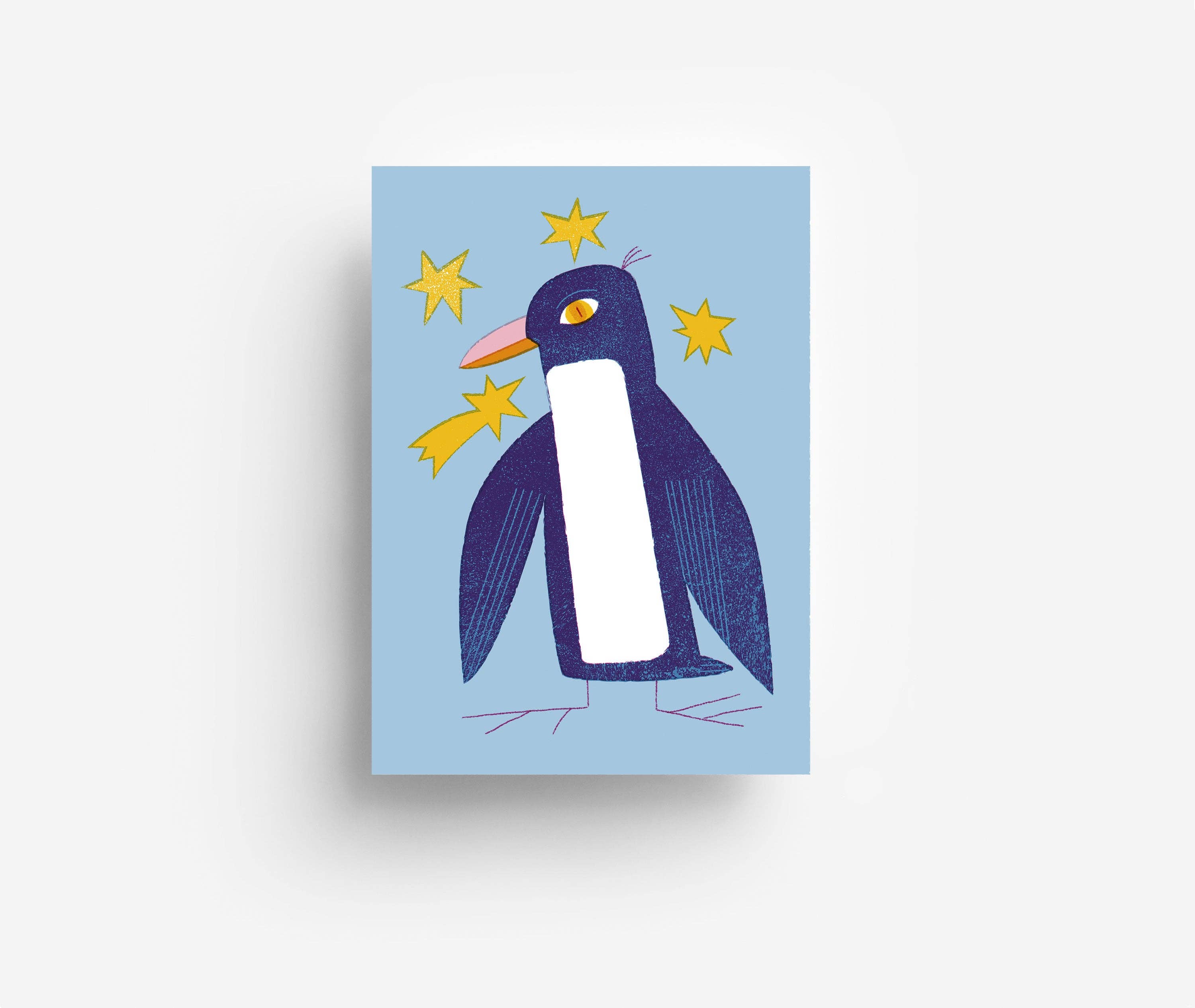 jungwiealt - Wholesale Postcard - Penguin Postcard DIN A60