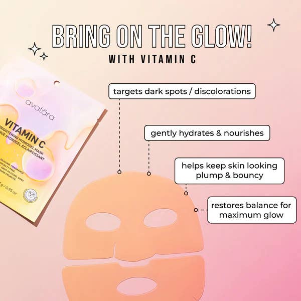 Avatara - Wholesale Skincare Face Mask - Vitamin C Brightening Hydrogel Mask7