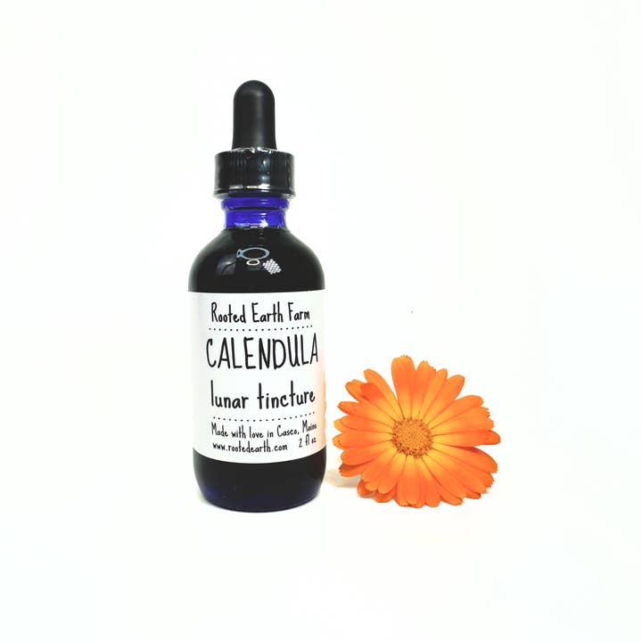 Rooted Earth Farm + Apothecary - Wholesale Tincture - Calendula Tincture - 2 Size Options1