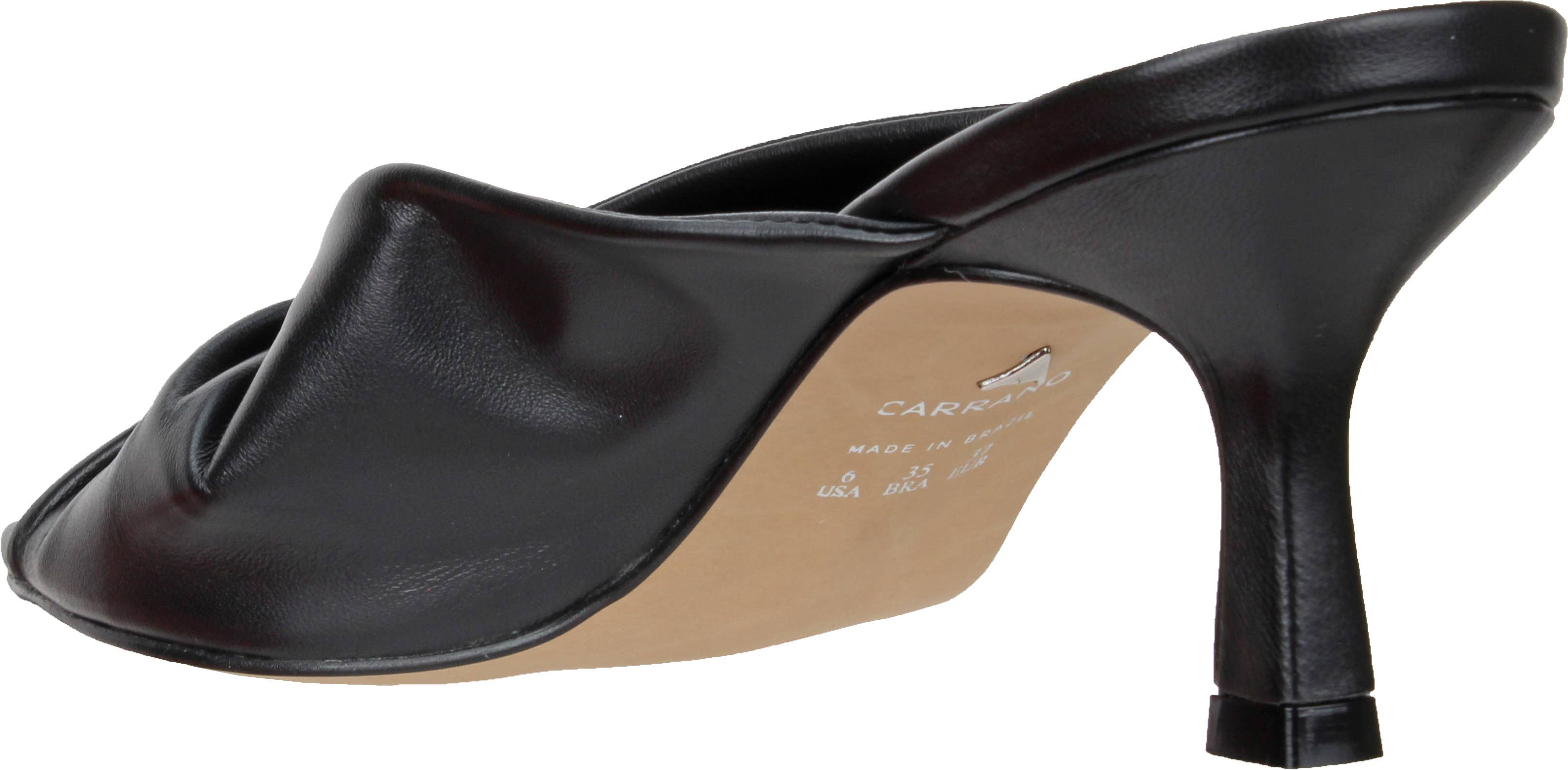 Carrano - Wholesale Low Heels - Women's - Sage - Leather Slide Sandal 322002F7