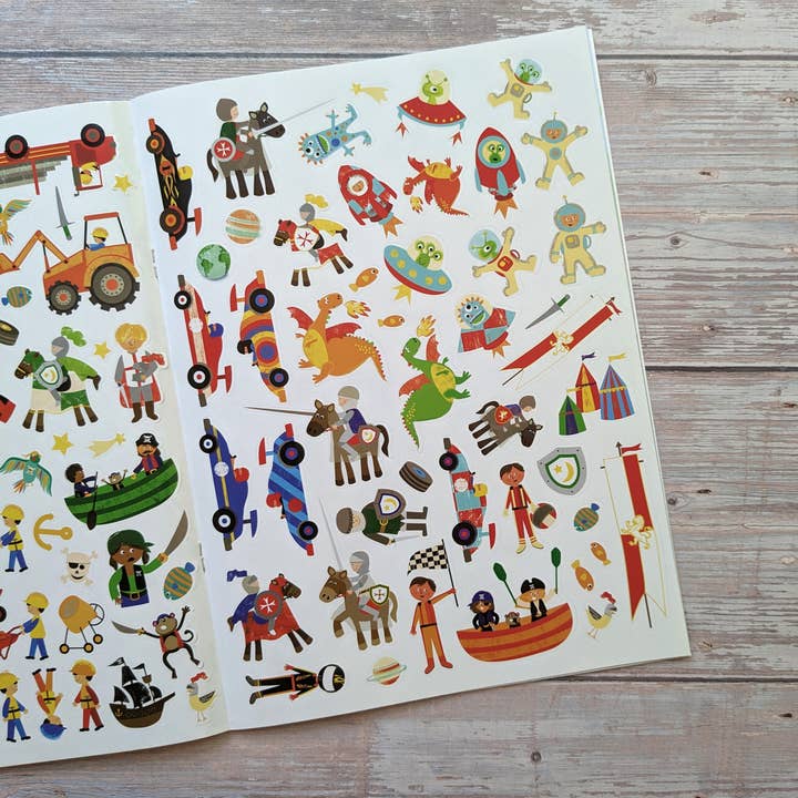 Robert Frederick Ltd - Wholesale Sticker - Kids & Baby - Boys - Create the Scene Sticker Book