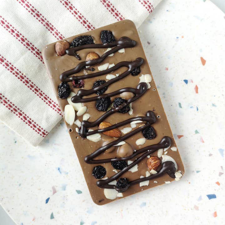 Loaded Fruit and Nut Chocolate Slabb for wholesale by The Slabb