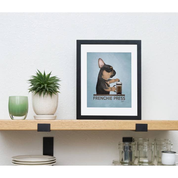 Laura Bergsma Studio - Wholesale Art Print - French Bulldog Dog Art Print, Frenchie Press, Black and Tan4