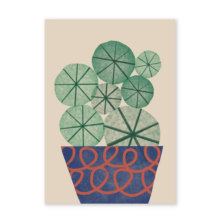 Cactus Card for wholesale by Molly Bland