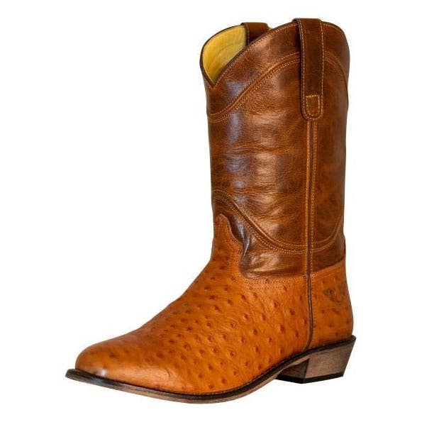 Tan TuffRider Men's Norris Wide Round Toe Western Boot for wholesale on Faire0