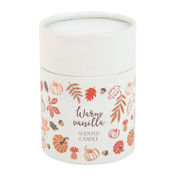 Something Different Wholesale - Wholesale Jar/Filled Candle - Autumn Leaves Warm Vanilla Fall Candle