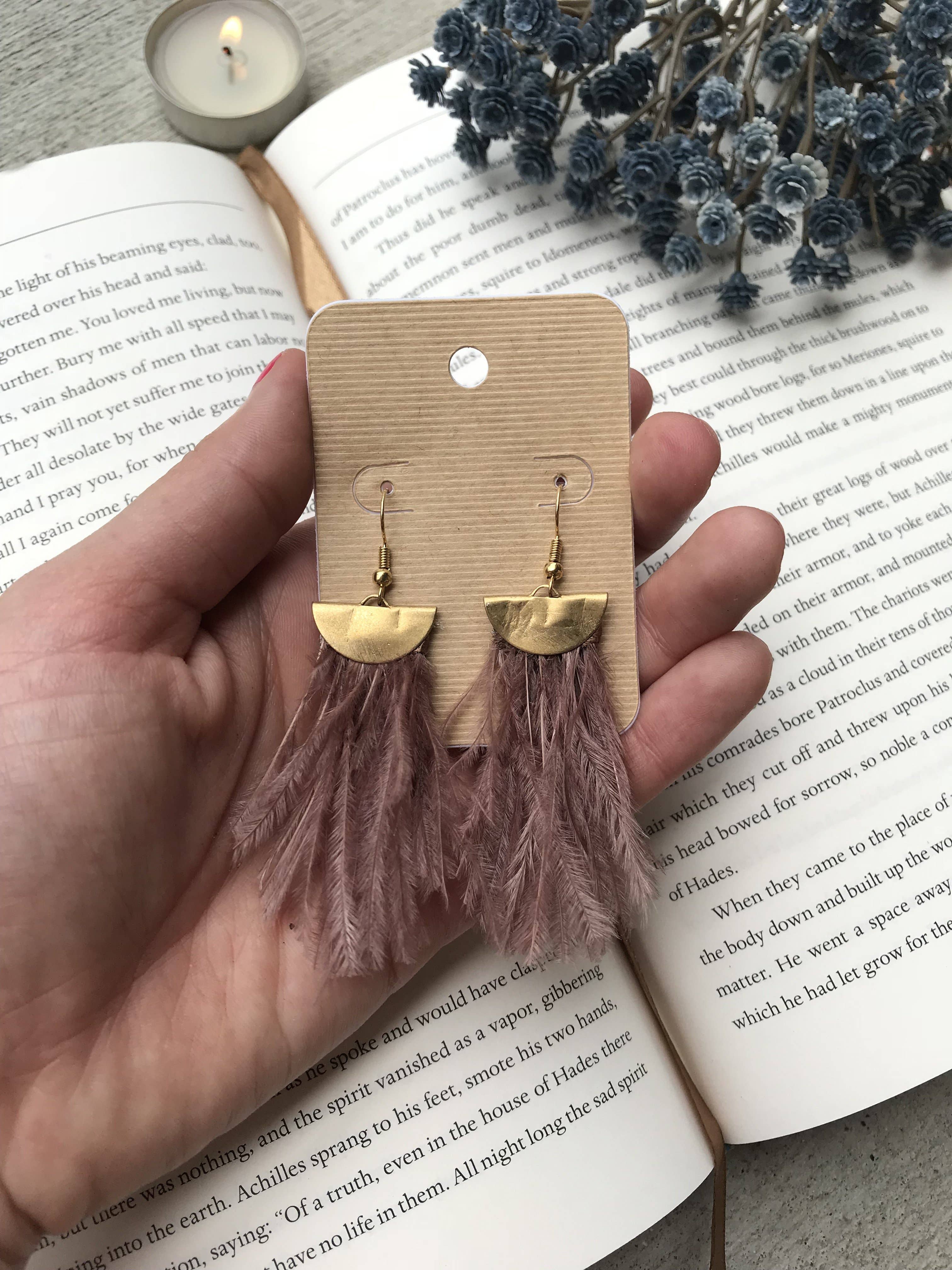 XTRA by Stacey - Wholesale Tassel Earrings - The Arwen Earring - Rose3