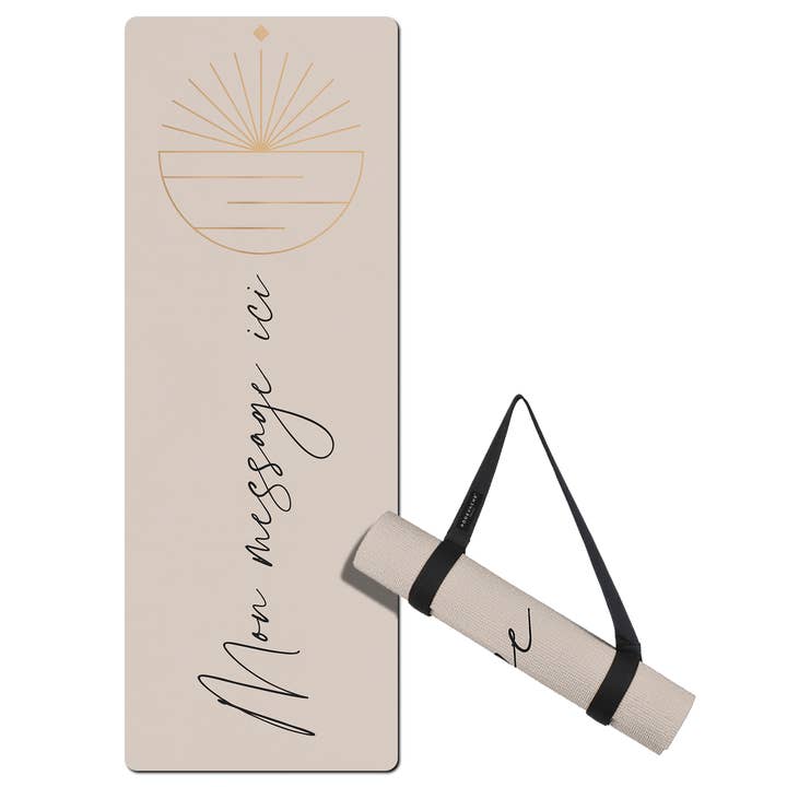 Esterilla de fitness personalizada Sansthiti Blanco Roto para venta al por mayor de Podevache