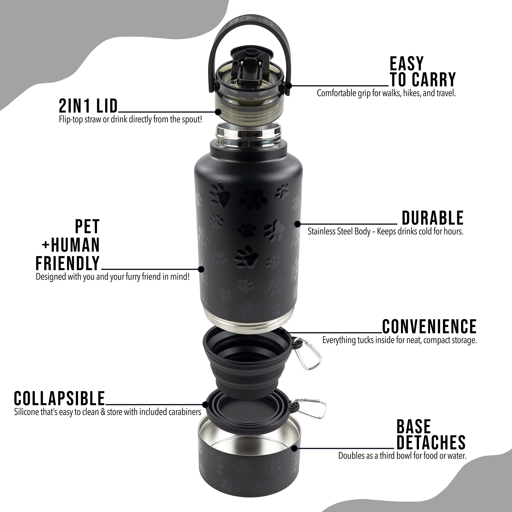 Hogg Outfitters - Wholesale Insulated Mug/Tumbler - 32oz POWDER COATED HYDRO HOUND TUMBLER 5