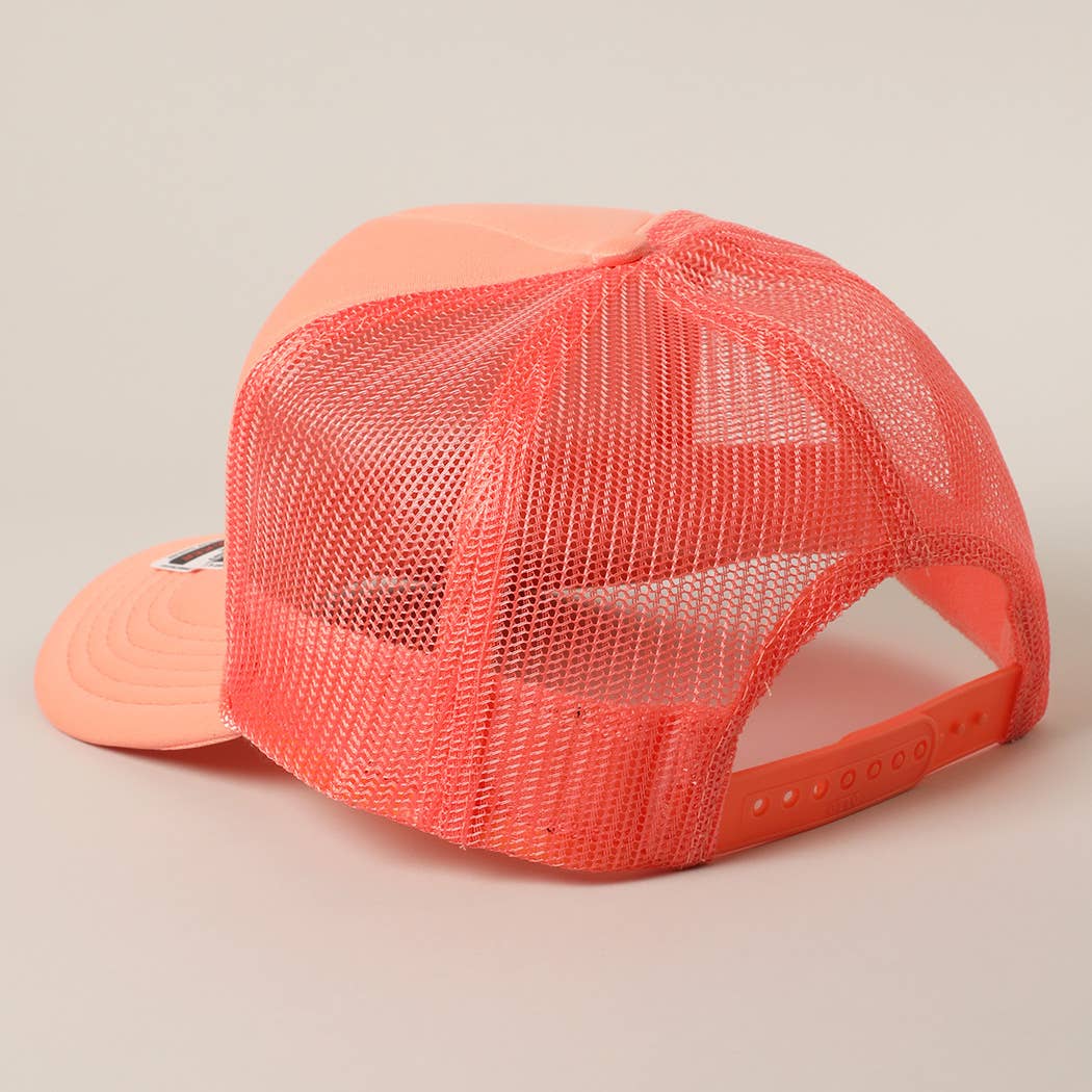 Fashion City - Wholesale Trucker Hat - Unisex - Solid Color OTTO 5-Panel Foam Mesh Back Trucker Hat50