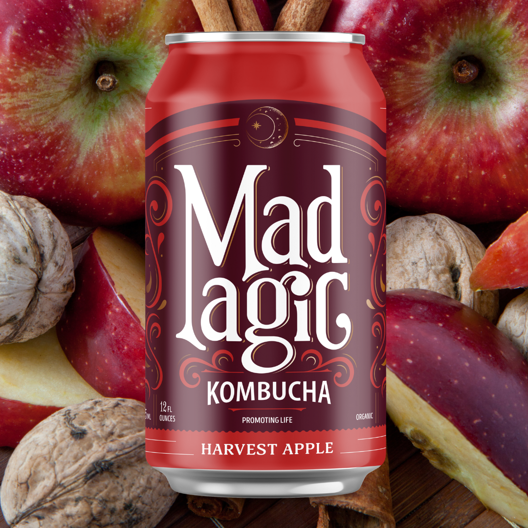 Mad Magic Kombucha - Wholesale Kombucha - Harvest Apple Kombucha1