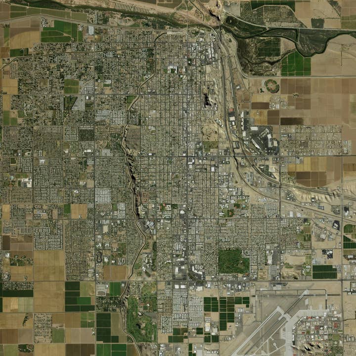 JACE.design - Wholesale Art Print - Yuma AZ Map Print Satellite4