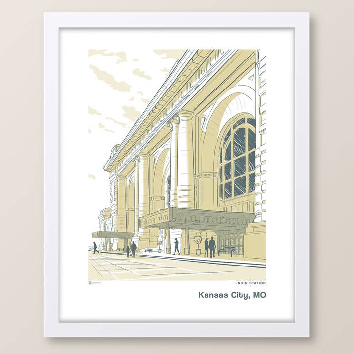 Kansas City Union Station Print for wholesale by Bozz Prints