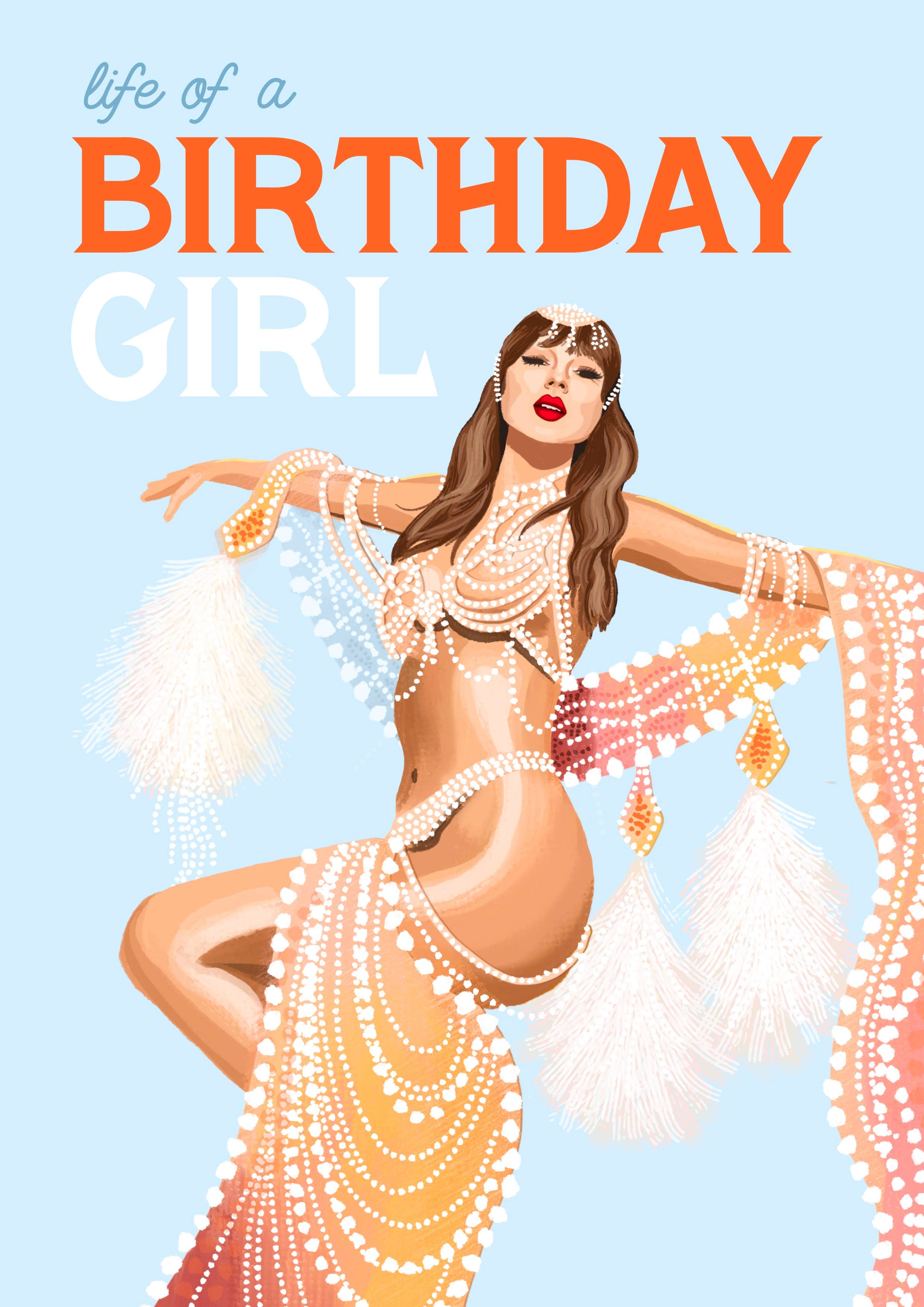URGHH Card Co. – wholesale Birthday card – Taylor Swift Birthday Card | Life of a Showgirl1