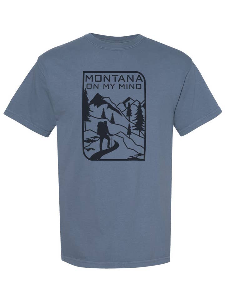 Montana On My Mind CC Adult Tee for wholesale by Made of Mountains