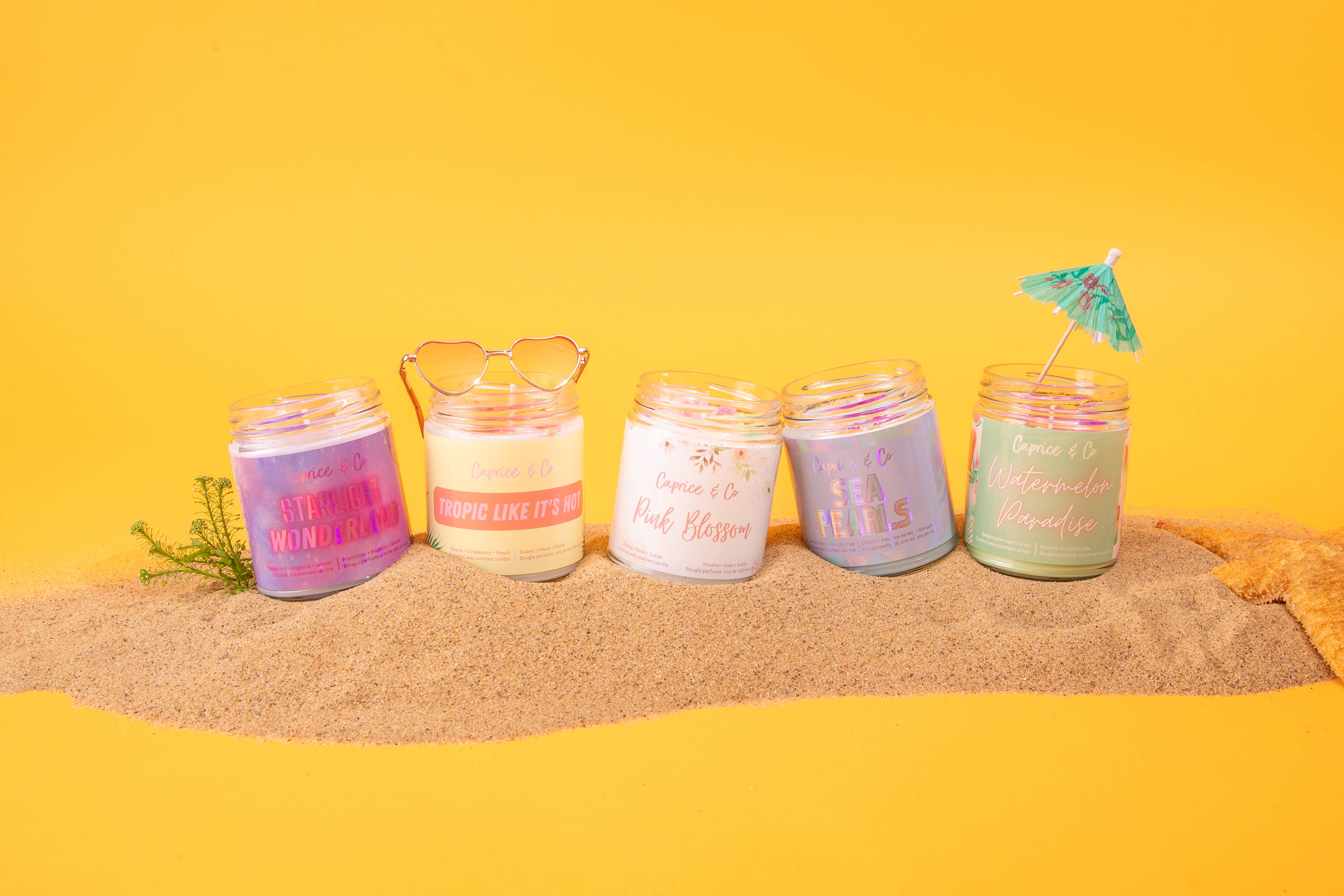 Caprice & Co - Wholesale Jar/Filled Candle - Tropic Like it's Hot - Candle3