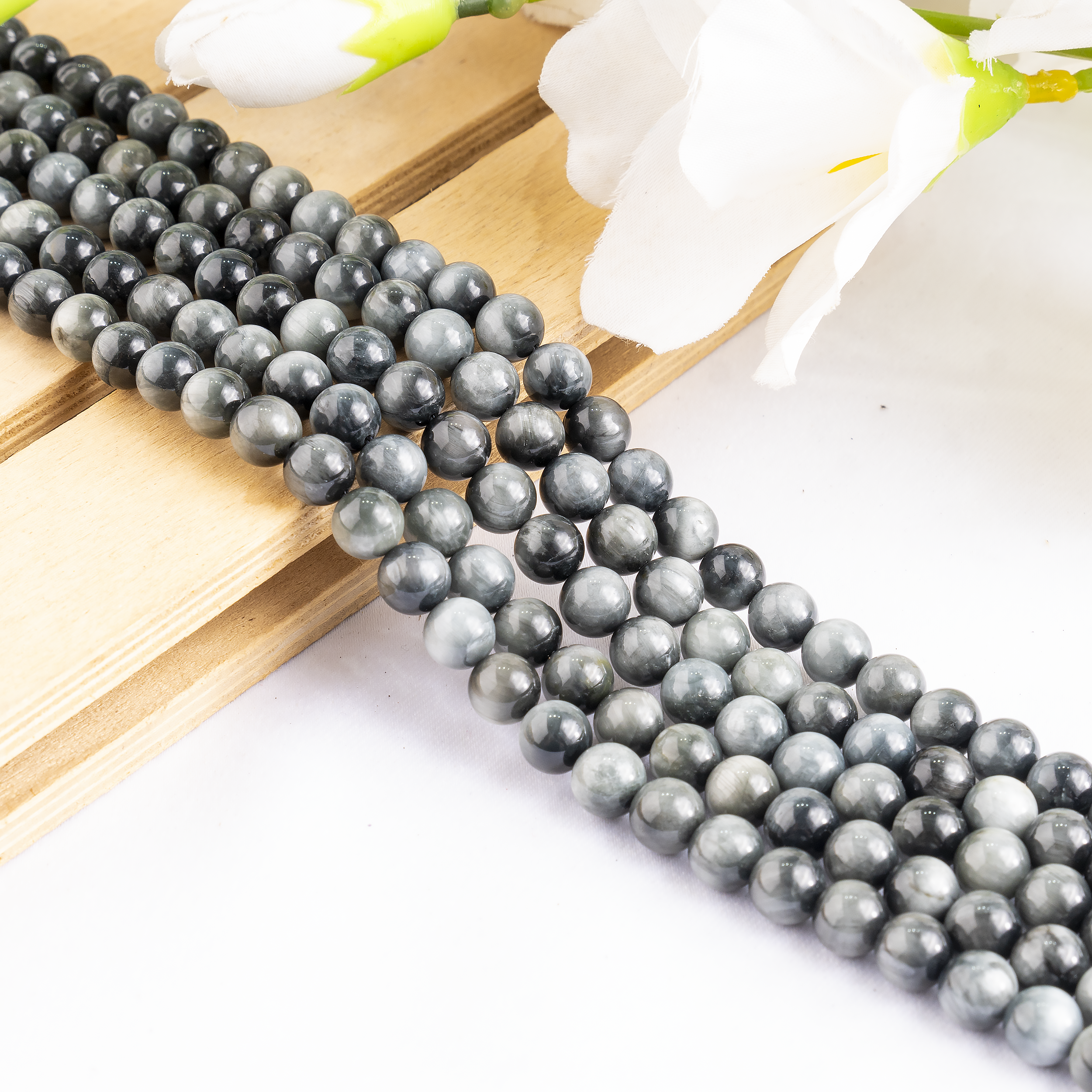 Soothing Crystals Beads - Wholesale Beads - Crystal Jewelry Beads | Cats eye| Gemstone Healing Beads 9