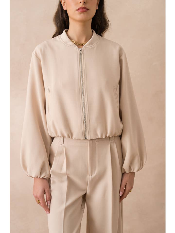 Attentif Paris - Vendita all'ingrosso Bomber - Donna - Bomber corto Aura con collo classico31