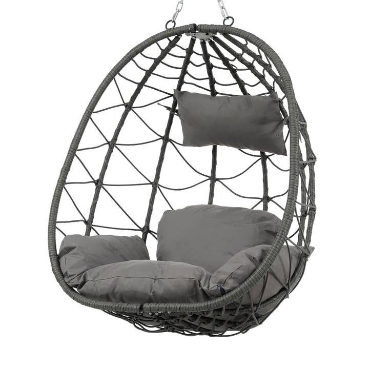 39F Inc. - Wholesale Egg Chair - Egg Chair with Stand, Indoor/Outdoor Wicker Swing Chair7