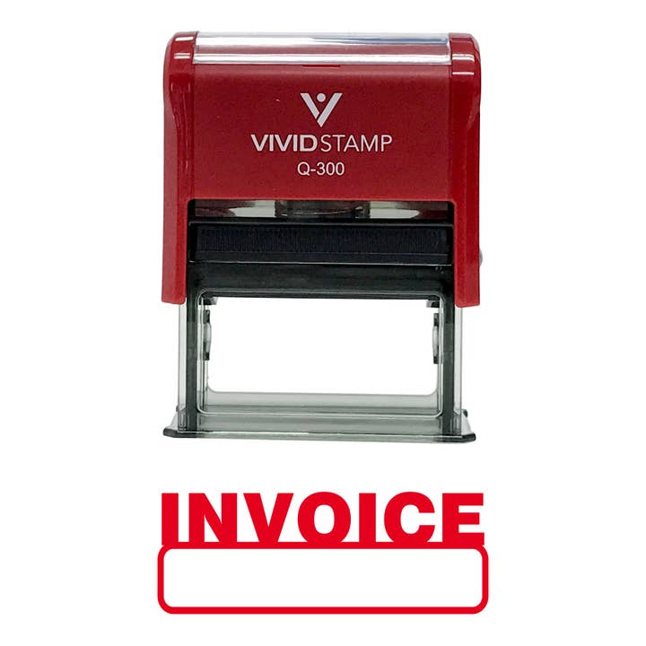 All Quality - Wholesale Rubber/Decorative Stamp - Basic Invoice Self Inking Rubber Stamp3